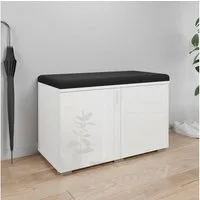 OTTO home Sitzbank Paris (inkl. Sitzkissen), moderne Truhenbank B/T/H 70x35x45, Flurbank mit Sitz aus Kunstleder
