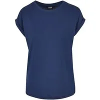 URBAN CLASSICS Kurzarmshirt Urban Classics Damen Ladies Extended Shoulder Tee (1-tlg)