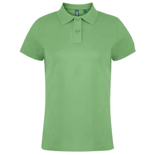 Asquith & Fox - Unifarbenes Poloshirt - Damen (Limettengrün)