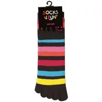 FussFreunde Zehensocken 2 Paar Zehen-Socken, Fünf Finger Zehensocken mit Antiloch-Garantie (2 Paar)