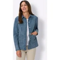 Sieh an! Allwetterjacke Jeans-Jacke Langarm