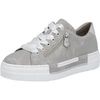 Rieker Plateausneaker mit Zier-Reißverschluss, Freizeitschuh, Halbschuh, Schnürschuh