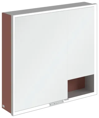 Villeroy & Boch Aufputz-Spiegelschrank My View+ A48180 800x750x168mm m. Bel. Wine Red A48180AH