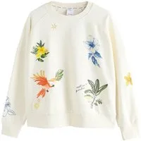 Next Sweater Sweatshirt mit Stickerei (1-tlg)