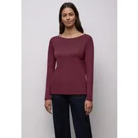 STREET ONE Langarmshirt mit U-Boot-Ausschnitt