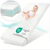 Komfortschaummatratze Babymatratze H2 mit Trittkante, Sun Garden, 10 cm hoch, (Bezug waschbar), 60x120 cm, 70x140 cm H2