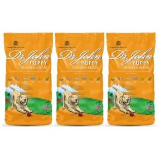 Dr John Welpen Trockenfutter Reich an Huhn 3x2 kg