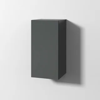 Sanipa Cubes Regalmodul mit 1 Tür, Anthrazit-Matt, CU12122 CU12122