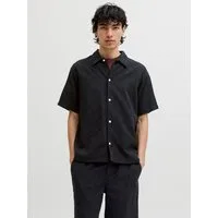 Jack & Jones Kurzarmhemd JORMONTAUK WAVY TEXTURE SHIRT SS SN Baumwolle, relaxed fit