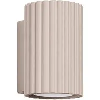 SOLLUX lighting Wandleuchte Wandleuchte Karbon 10 Taupe, Nicht enthalten