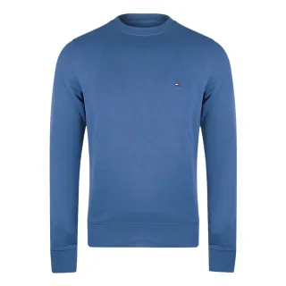 Tommy Hilfiger - Sweatshirt Mit Rundhalsausschnitt In Verblasstem Indigoblau
