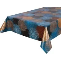 Beautex Tischdecke Wachstuchtischdecke, Feuerwerk bunt, abwischbar Wachstuch Garten (1-tlg), Wasserundurchlässiger Tischschutz mit versiegelter Oberfläche