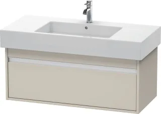 Duravit Ketho Waschtischunterbau wandhängend Taupe Matt 1000x455x410 mm - KT669109191 KT669109191