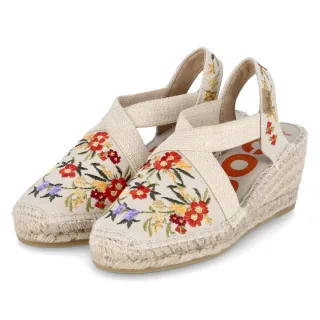Toni Pons Espadrille-Sandaletten MONTJOI - Gr. 37 - Beige - Textil