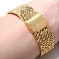 BTTO Uhrenarmband Uhrenarmband,Edelstahl Mesh Schnellverschluss Ersatzband,18/20/22mm, intelligente Uhrenarmbänder,für Herren und Damen
