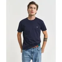 Gant T-Shirt SLIM SHIELD SS T-SHIRT mit Logostickerei auf der Brust