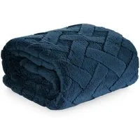 Wohndecke CARO, Design91, Karierte Kuscheldecke ideales Geschenk Weiche, warme Decke