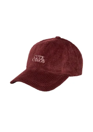 s.Oliver Red Label - Cord-Kappe mit Stickerei rot - Gr. - ONE SIZE