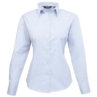 Premier - Bluse für Damen Langärmlig (Hellblau)