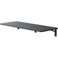 Maclean Wandregal MC-128 Klappbares Regal mit Aufsatz 100x40 cm, Wandschreibtisch max. 50 kg