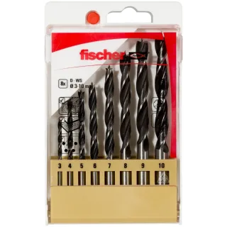 Fischer Holzbohrer D-WS Set 3-10mm (8) - 536609