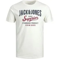 Jack & Jones T-Shirt Herren T-Shirt Rundhals Kurzarm JJELOGO TEE SS O-NECK 2