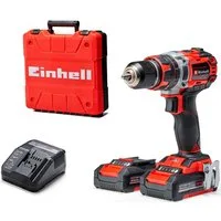 Einhell Akku-Schlagbohrschrauber TP-CD 18/50 Li-i BL (2x2,0Ah), max. 1800 U/min, (Set, 5-tlg), inklusive 2 Akkus, Ladegerät und Aufbewahrungskoffer