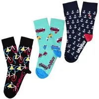 UnaBux Freizeitsocken Mix (3-Paar)