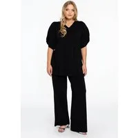 YOEK Bootcuthose Damen Hose Große Größen