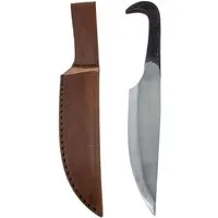 Vehi Mercatus Universalmesser Handgeschmiedetes Wikinger Messer mit Vogelkopf aus Edelstahl