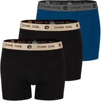 Stark Soul® Boxershorts Herren Boxershorts, 3er Pack, Retroshorts, Trunks - weiche Baumwolle 3er-Pack