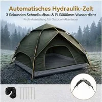SURFOU Wurfzelt Camping Pop-Up Zelt 3-4 Personen, Wasserdicht, Kuppelzelt