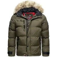 Geographical Norway Steppjacke Winter Jacke Steppjacke Outdoor Parka Warme Jacke Kapuzenjacke