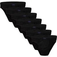 BRUBAKER Slip Herren Unterhose aus Baumwolle (Spar-Pack, 7-St., 7er-Pack) Großpackung Männer Unterwäsche, sehr bequeme Passform