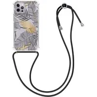 kwmobile Etui Hülle für Apple iPhone 12 / 12 Pro, Silikon Handyhülle mit Kette - Handykette Handyband