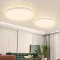 Nettlife LED Deckenleuchte Sternenhimmel Kinderzimmer 15W 21cm 3000K/4000K Weiß Deckenlampe, LED fest integriert, Kinderzimmer Deckenleuchte
