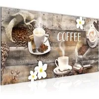 Runa Art Wandbild Küchenbilder Küche Deko Kaffee Braun Beige Deko, Kaffee
