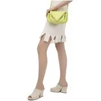 BOTTEGA VENETA Stack Absatzschuhe Mules Pantoletten Pumps Elastischem Lammleder mit natürlicher, körniger Textur