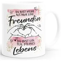 SpecialMe Tasse Tasse beste Freundin Spruch Du bist nicht nur eine Freundin Geschenk, Keramik