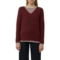 s.Oliver Strickpullover mit V-Ausschnitt