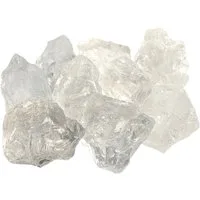 Steinfixx® Edelstein Bergkristall glasklar I Rohsteine I 300 Gramm, (je ca. 3-4 cm, 1-St., ca. 10 Rohsteine), AAA-Qualität aus Brasilien