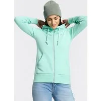 Ragwear Kapuzensweatjacke NESKIA ZIP B O mit hochgeschnittener Kapuze mit Kordel