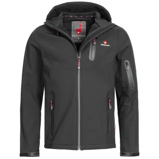 Höhenhorn Breithorn Herren Softshell Jacke Outdoor Funktionsjacke Freizeitjacke XL / Schwarz