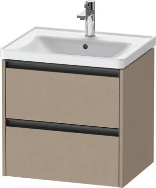 Duravit Ketho.2 Waschtischunterbau wandhängend Leinen Matt 584x455x549 mm - K25281075750000 K25281075750000