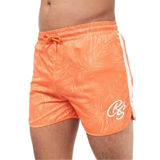 Crosshatch - "Salsola" Badeshorts für Herren (Orange)