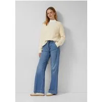 s.Oliver Weite Jeans Jeans-Hose SURI Jeans Suri / Mid Rise / Wide Fit / mit Gürtel