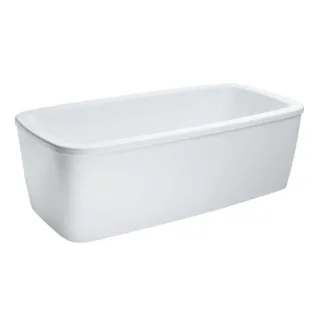 LAUFEN Palomba Badewanne 2318000000001 180 x 90 cm, weiss, freistehend, mit Schürze