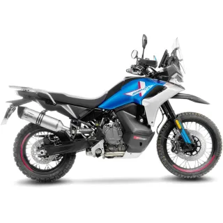 LeoVince Sportauspuff LV One EVO Edelstahl CF Moto 800 MT-X Bj.2025-2026 EURO5+ / eintragungsfrei +ABE