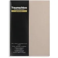 Traumschloss Spannbettlaken Premium, Jersey, Gummizug: rundum, (1 Stück), 165g/m², 95% gekämmte Mako Baumwolle, 5% Elasthan