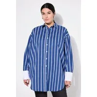 Studio Untold Hemdbluse Hemd oversized Streifen Langarm